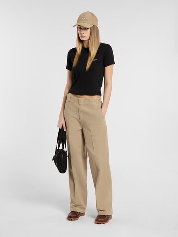 Wide leg Pantaloni con piega frontale 'Riverbend' di DICKIES in beige