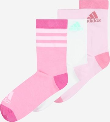 ADIDAS PERFORMANCE Спортивные носки 'Graphic ' в Ярко-розовый: спереди