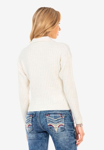 CIPO & BAXX Strickpullover in Beige