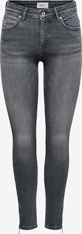 ONLY Skinny Jeans 'Kendell' in Grijs: voorkant