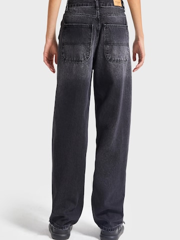 IT'S BASIC Loose fit Jeans 'NORA Skater Mid Rise Jeans' in Black