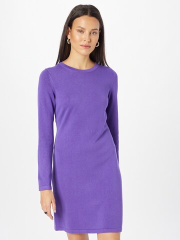ESPRIT Úpletové šaty – fialová: přední strana
