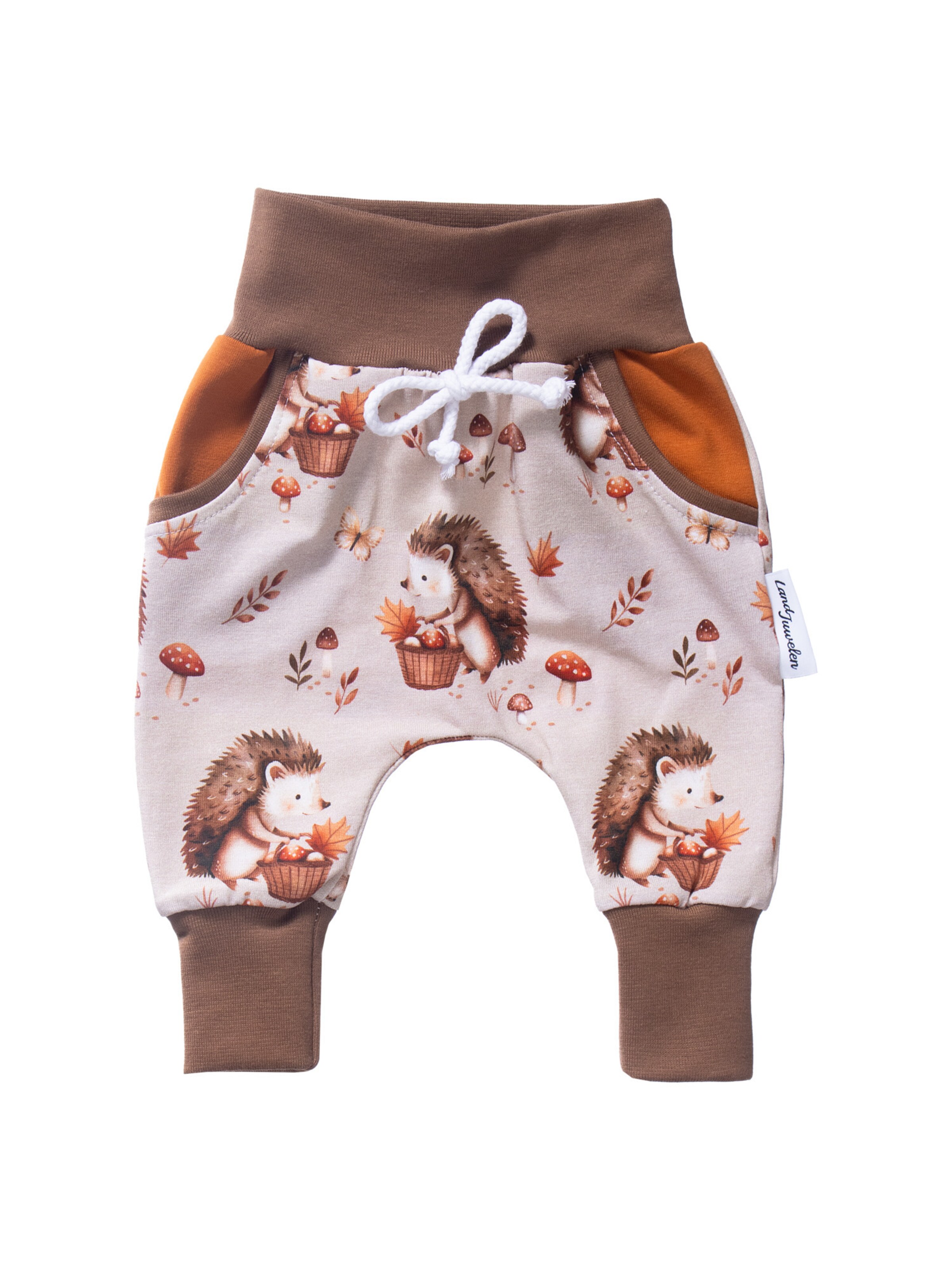 Effilé Pantalon 'Igel' Land-Juwelen en beige : devant