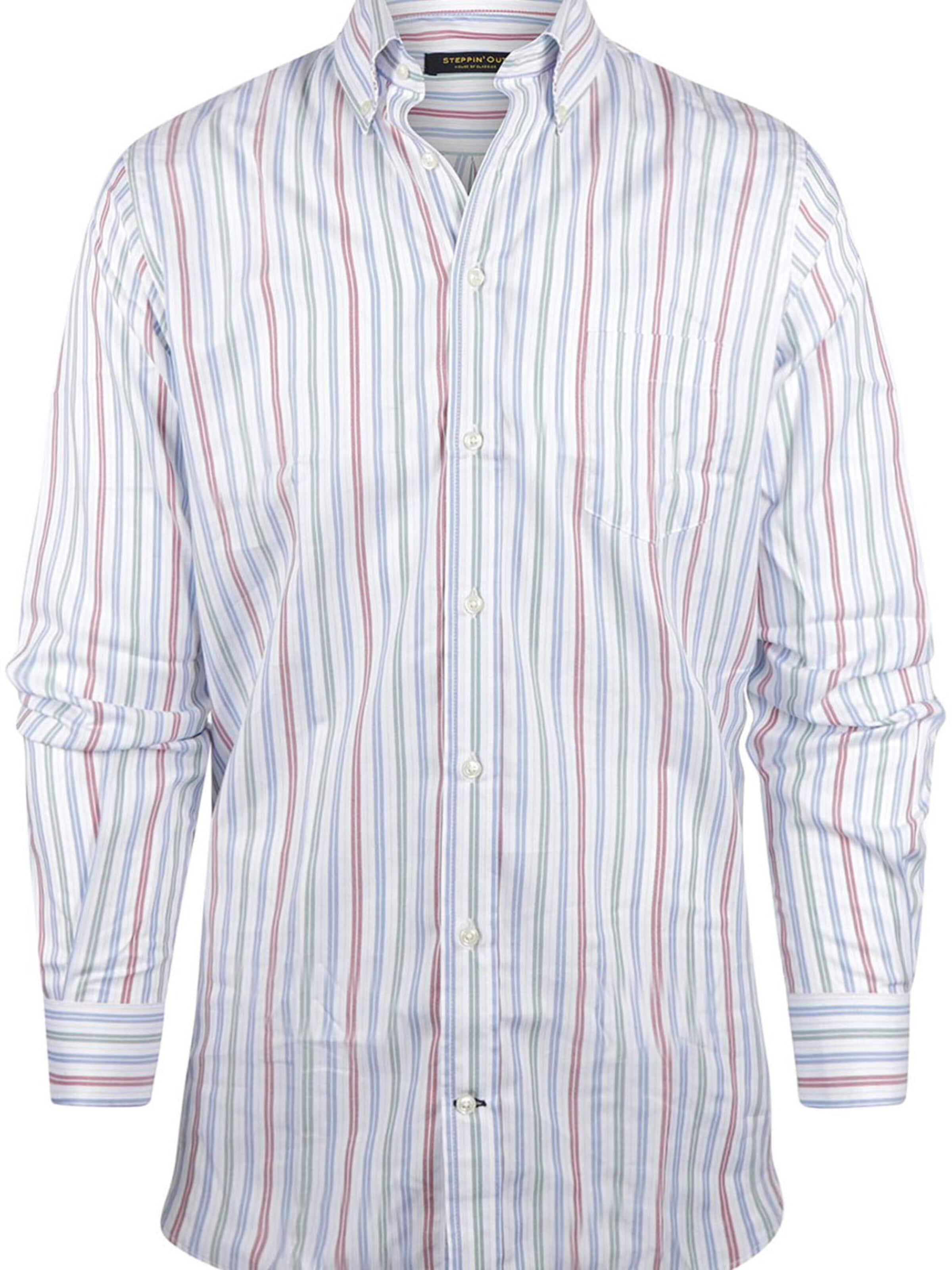 Coupe regular Chemise Steppin' out en bleu : devant