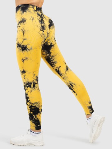 Smilodox Slim fit Leggings ' Batik Becci ' in Yellow