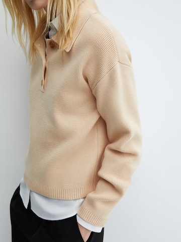 MANGO Pullover 'Riccio' i beige