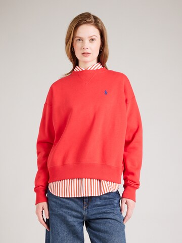 Felpa di Polo Ralph Lauren in rosso: frontale
