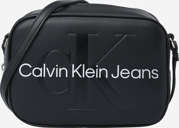 Geantă de umăr de la Calvin Klein Jeans pe negru: față