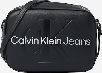 Borsa a tracolla di Calvin Klein Jeans in nero: frontale