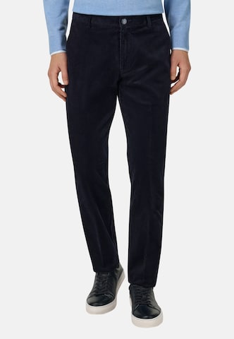 Boggi Milano Regular Hose in Blau: Vorderseite