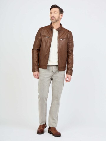 Veste mi-saison JCC en marron