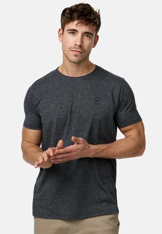 INDICODE JEANS Shirt in Black: front
