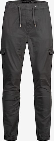 Pantalon cargo 'INPillus' INDICODE JEANS en gris : devant