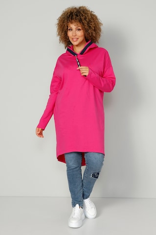 Sweat-shirt MIAMODA en rose : devant