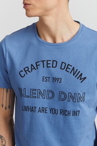 BLEND T-Shirt 'ALBO' in Blau