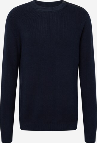 JACK & JONES Sweater 'HARVEY' in Blue: front