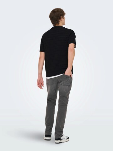 Only & Sons Slimfit Jeans 'ONSLOOM' in Grijs: terug