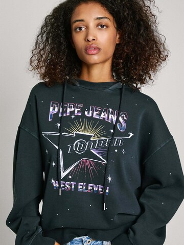 Sweat-shirt 'LILIAN' Pepe Jeans en noir