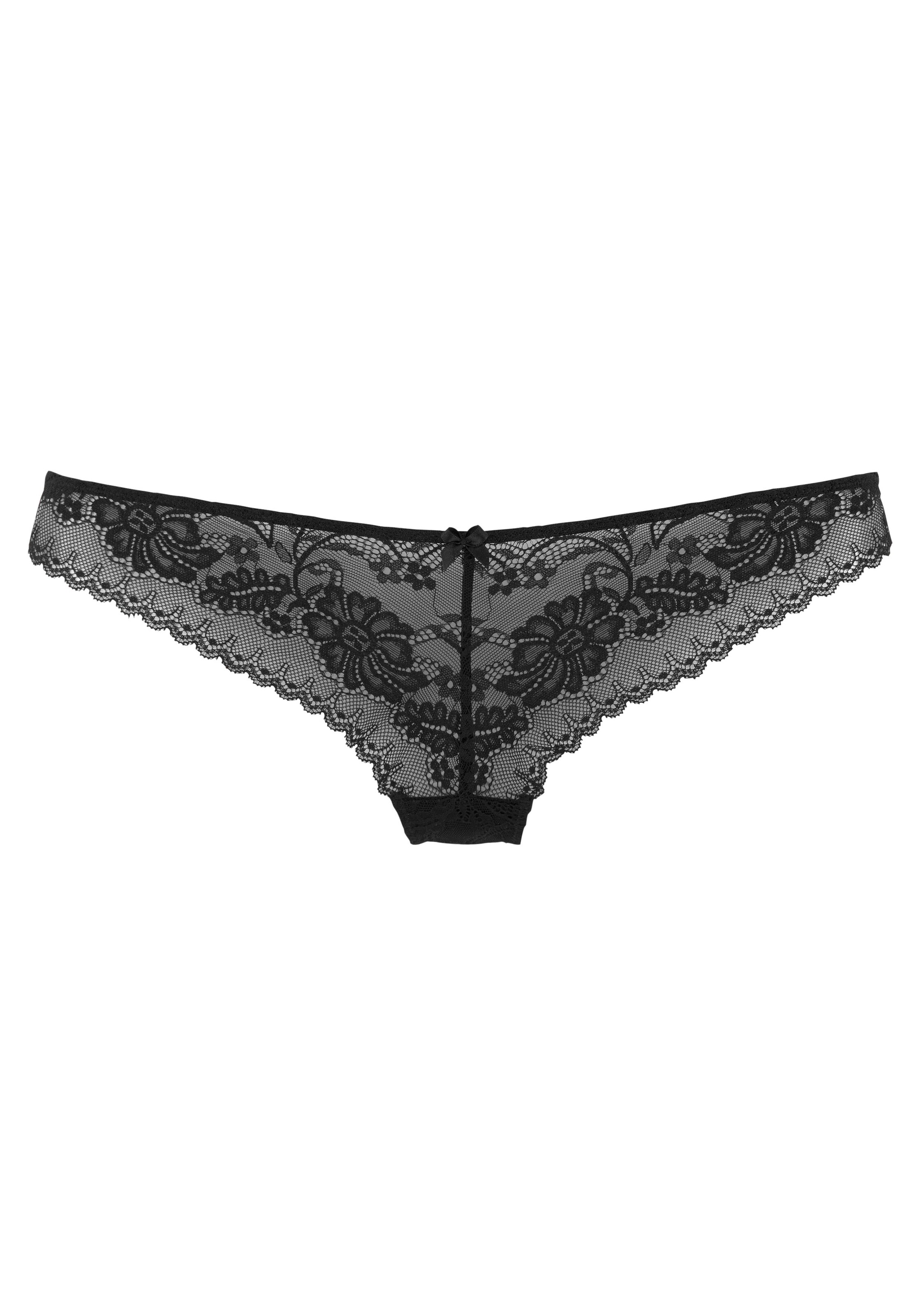 LASCANA String in Schwarz: Vorderseite