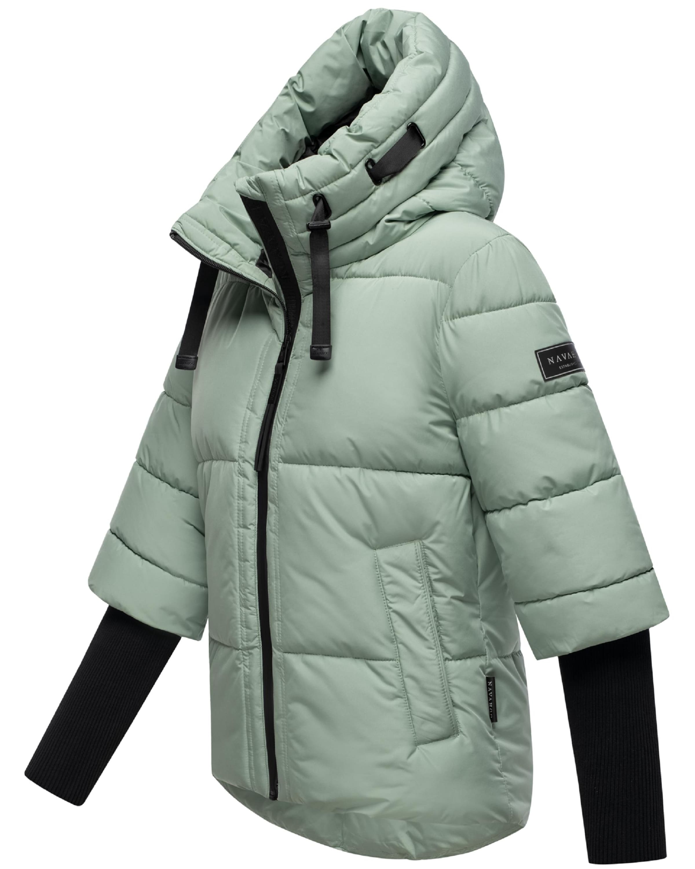 NAVAHOO Winter jacket 'Lotusherz XIV' in Green