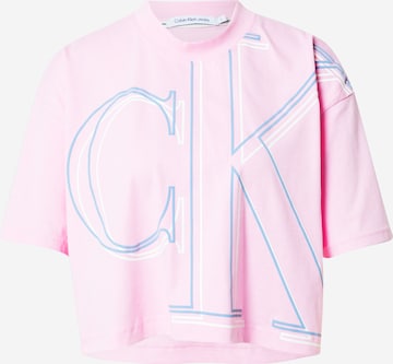 Calvin Klein JeansMajica - roza boja: prednji dio