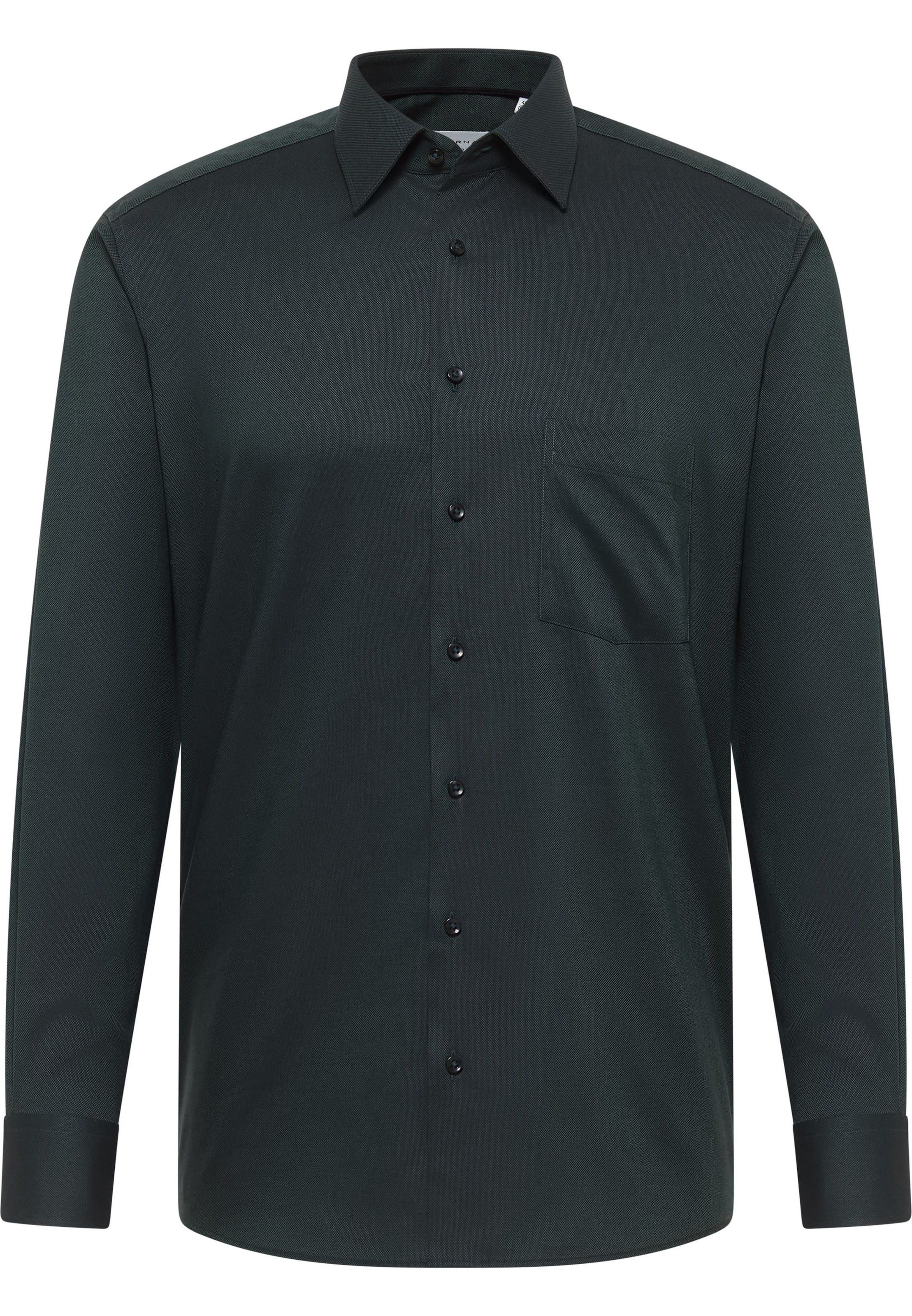 ETERNA Regular Fit Hemd in Grün: Vorderseite