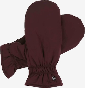 LOEVENICH Athletic Gloves in Red: front