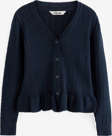 CLARKS Gebreid vest in Blauw: voorkant