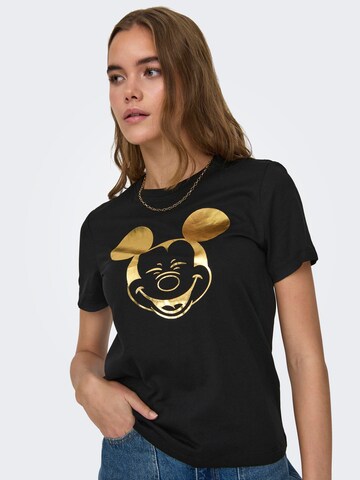 ONLY T-Shirt 'MICKEY' in Schwarz