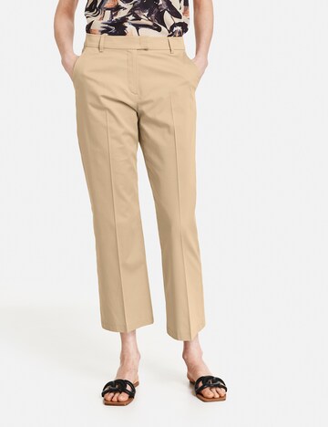 GERRY WEBER Regular Pantalon in Beige: voorkant