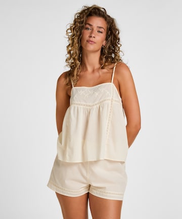 Hunkemöller Shorty in Weiß: Vorderseite