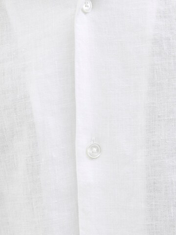 JACK & JONES Comfort fit Button Up Shirt in White
