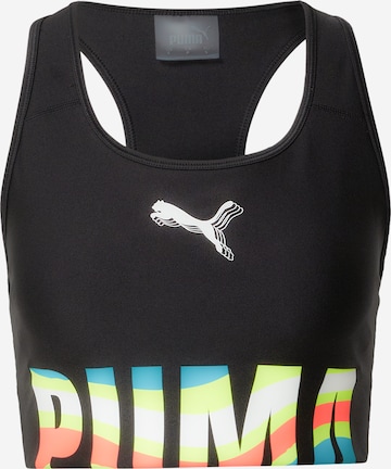 PUMA Bralette Sports Bra 'MOD' in Black: front