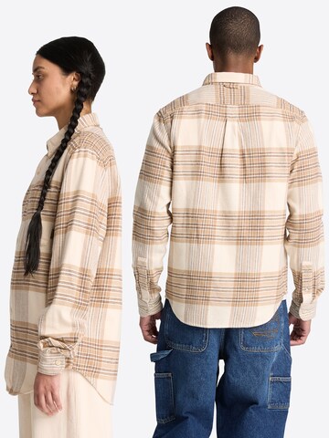 TIMBERLAND Regular fit Overhemd in Beige: voorkant