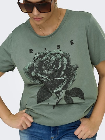 T-shirt 'CARLuca' ONLY Carmakoma en vert