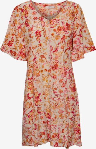 Robe 'Tiah' Cream en rose : devant