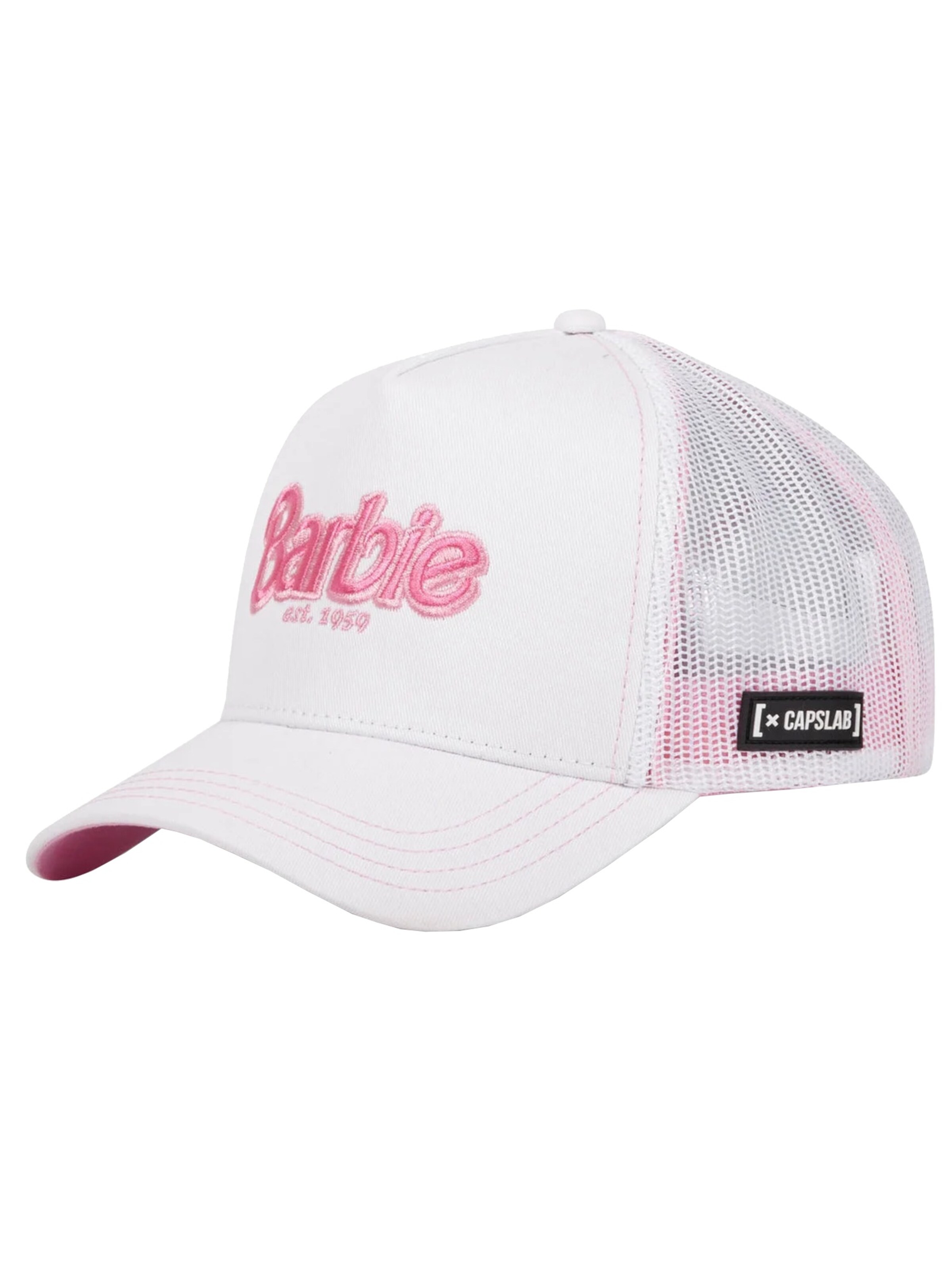 Capslab Cap 'Barbie' in White: front