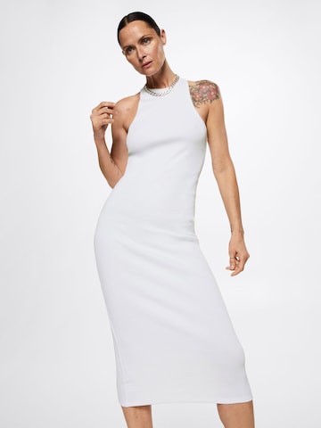 MANGO Dress in White: front