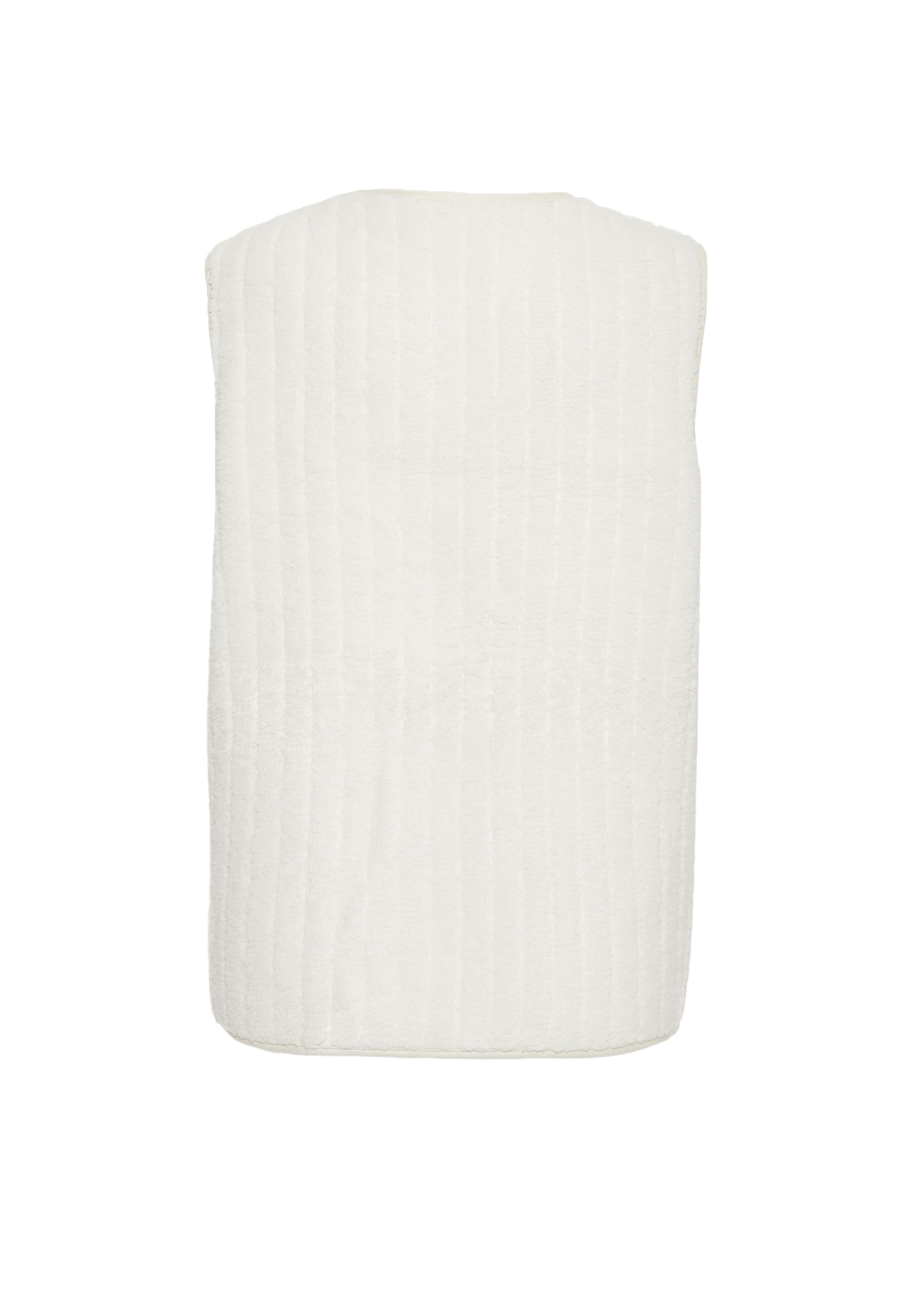 SANIKA Pletená vesta – bílá