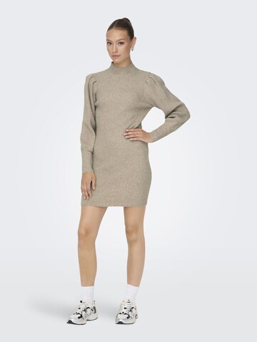 ONLY Knitted dress 'Onlkatia' in Brown