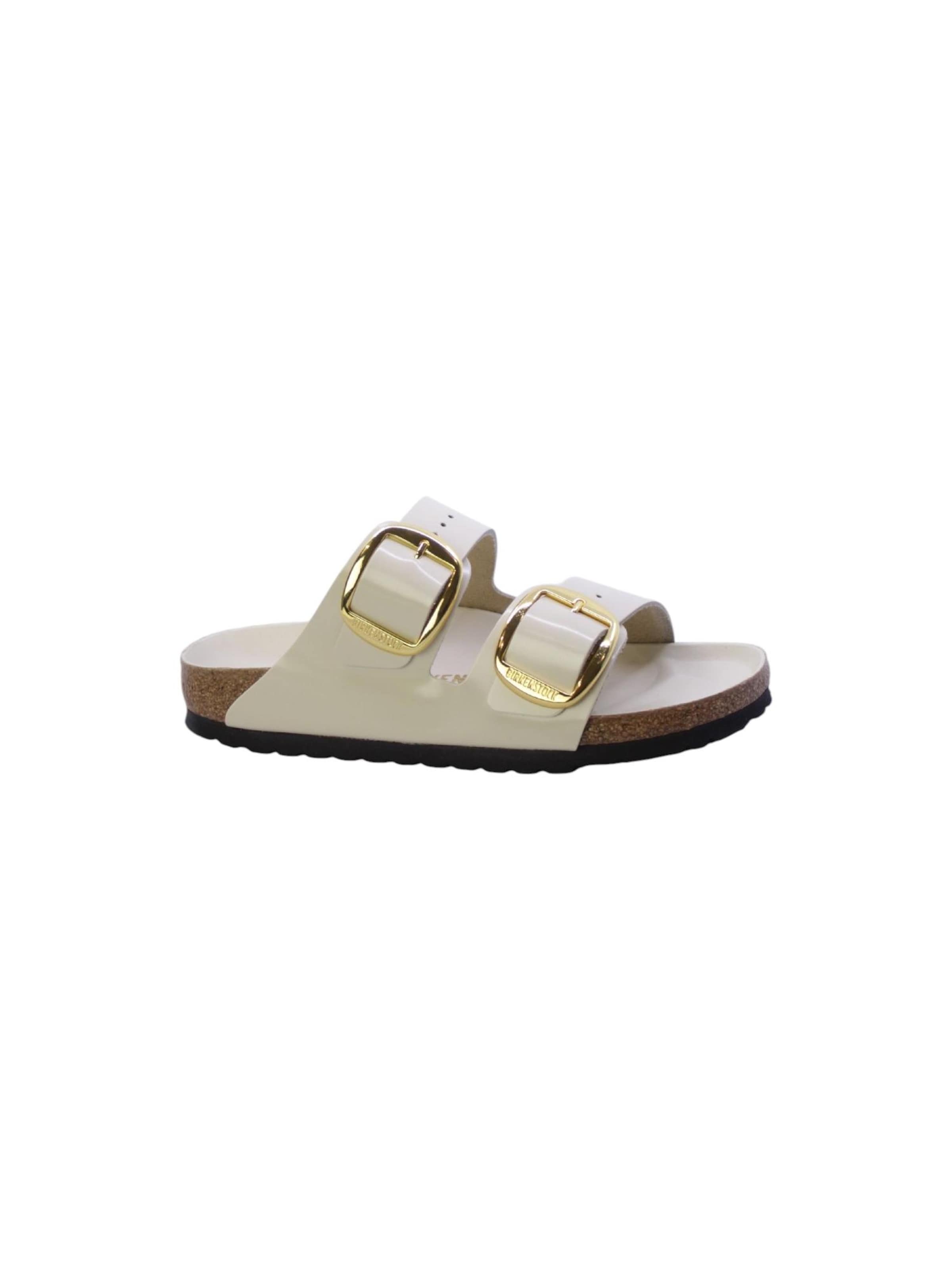 Sandalo di BIRKENSTOCK in beige: frontale