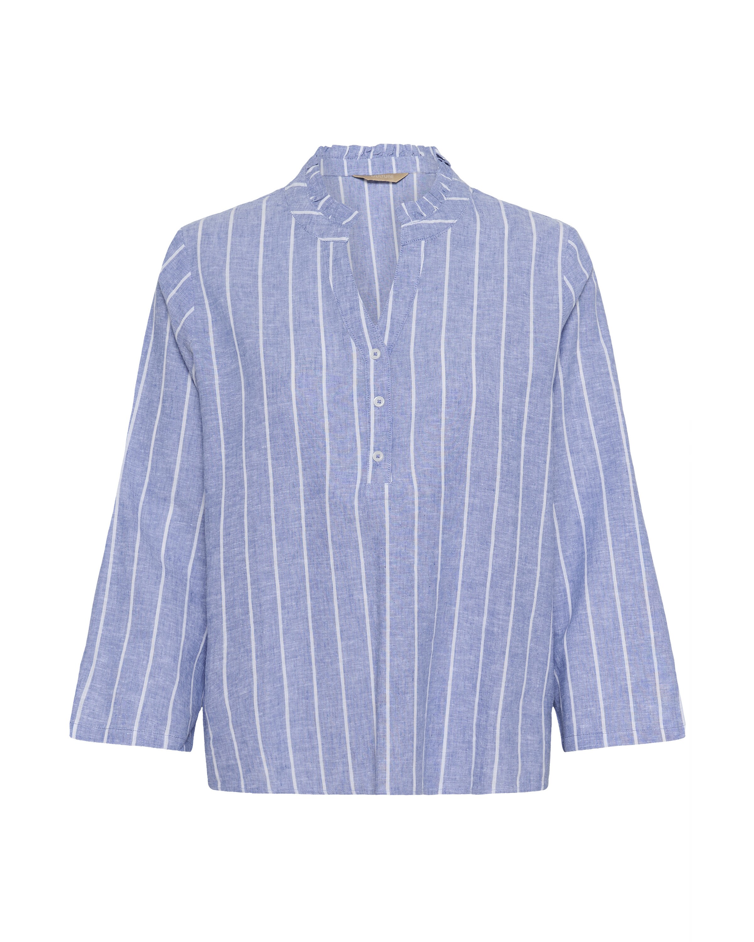 CULTURE Blúzka 'Arletty' - Modrá: predná strana