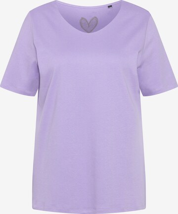 Ulla Popken Shirt in Lila: voorkant