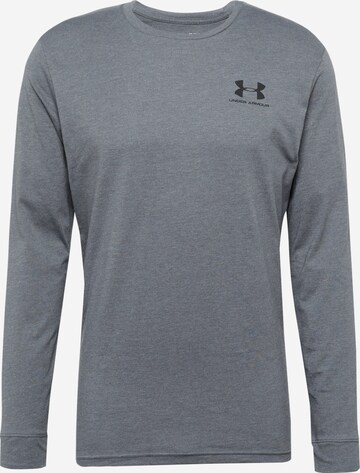 UNDER ARMOUR Funktionsshirt in Grau: predná strana