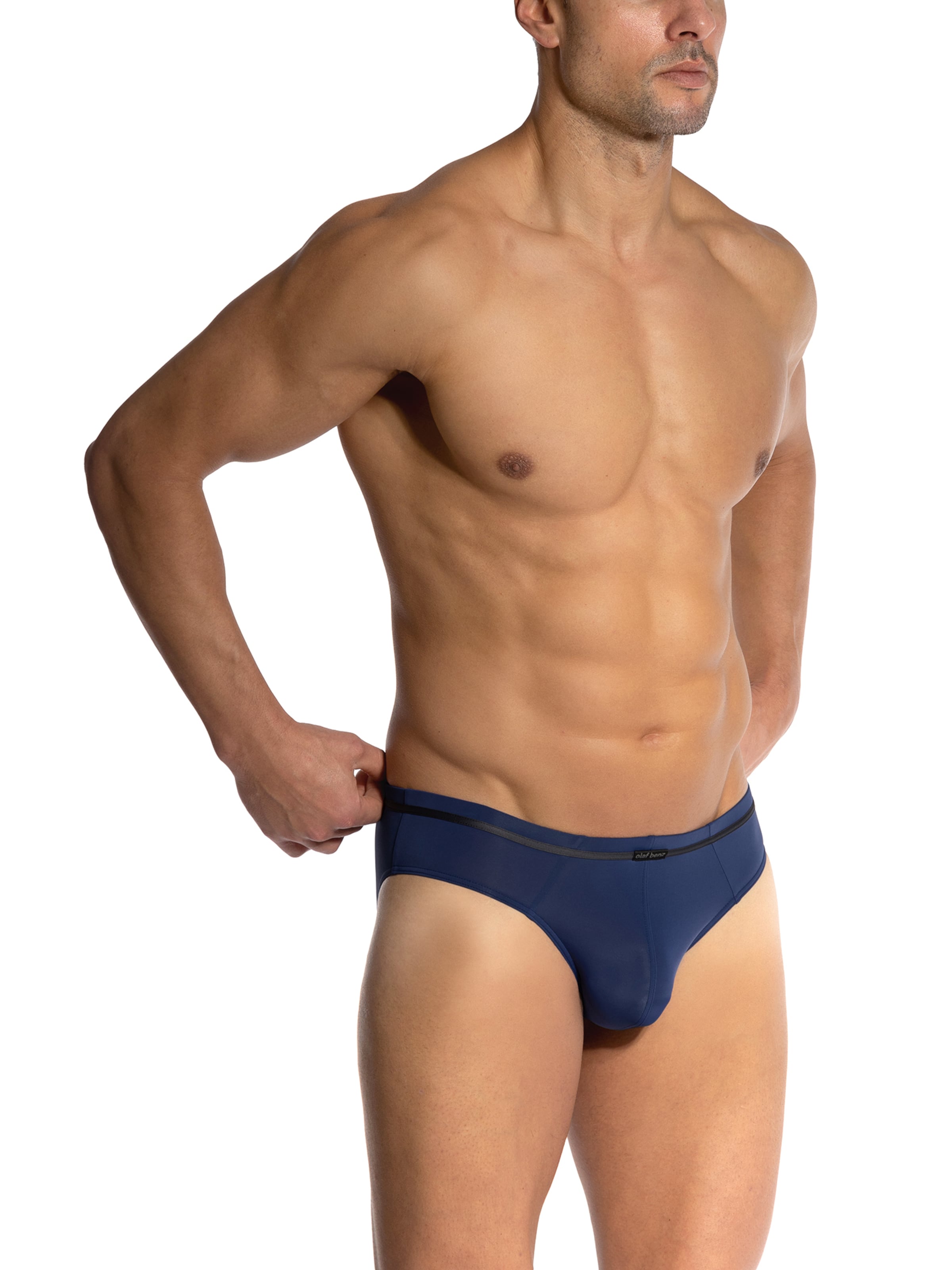 Slip ' RED2506 Sportbrief ' Olaf Benz en bleu : devant