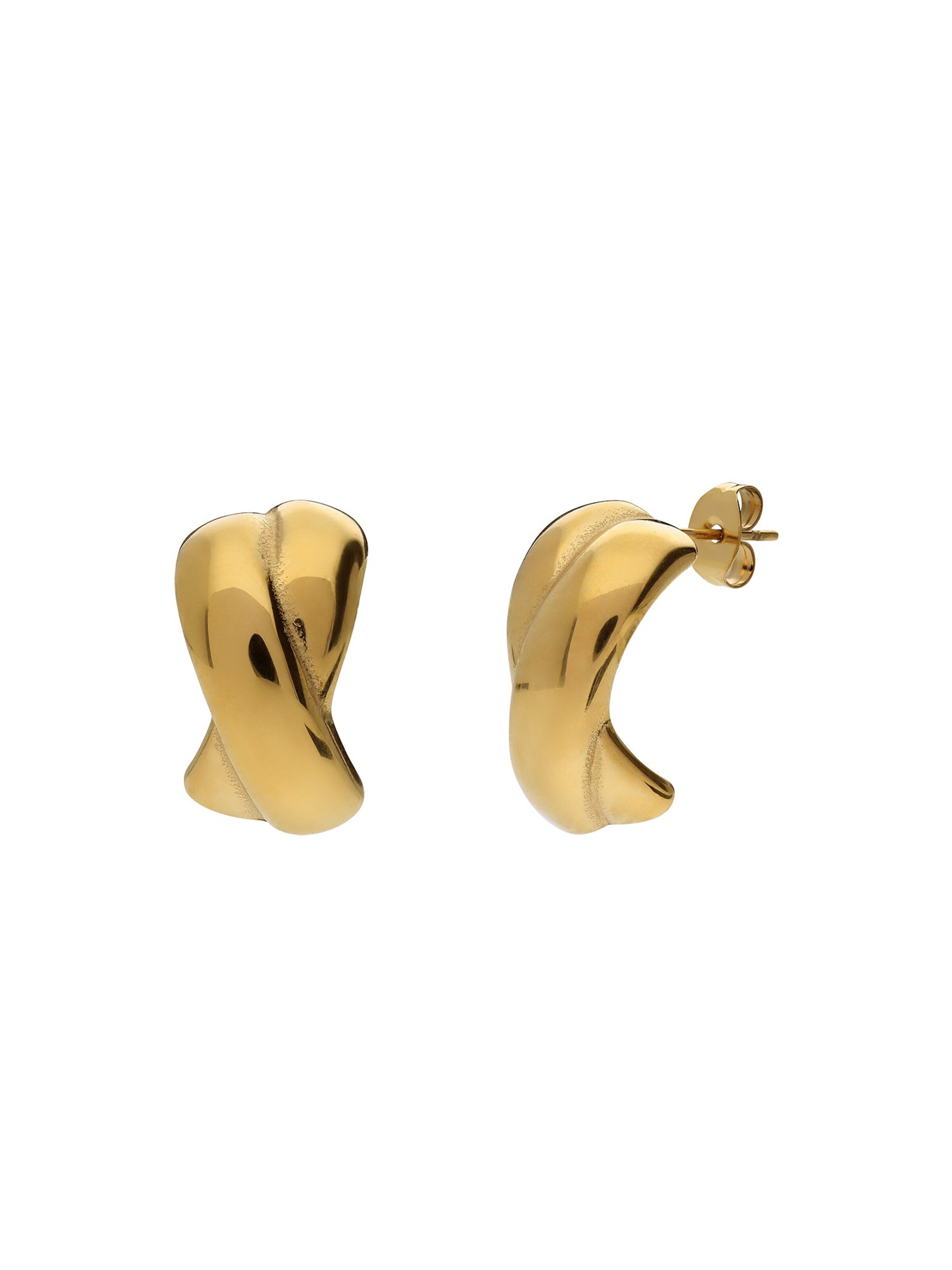 Lucardi Oorbellen 'Statement' in Onesize in de kleur Goud, Productweergave