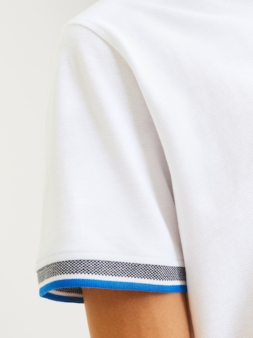 Tricou 'JJEPaulos' de la JACK & JONES pe alb