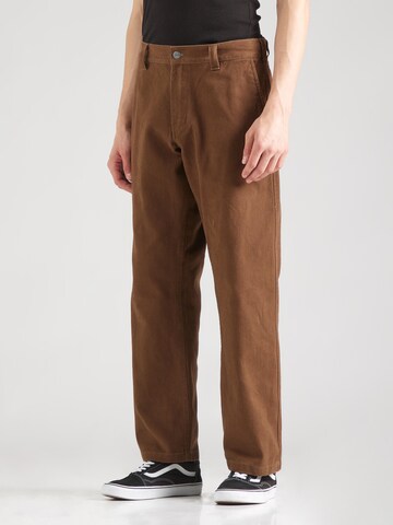 RVCA Regular Chino trousers 'AMERICANA' in Brown: front