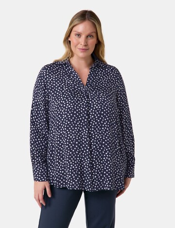 Camicia da donna di SAMOON in blu: frontale