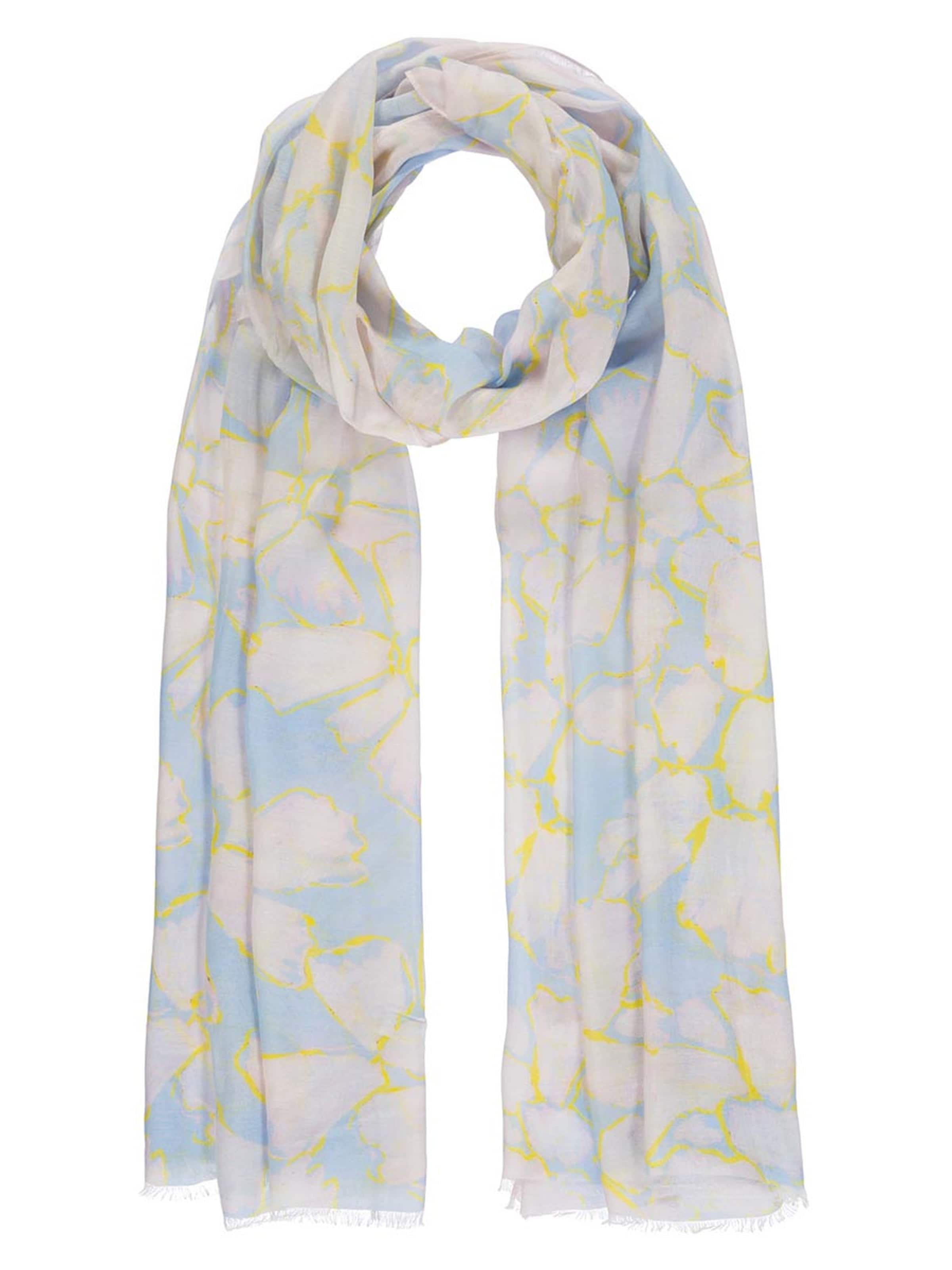 Passigatti Tuch 'Schal Digitaldruck mit Blumen'‌‌‌‌‌‌‌‌ in Blau: Vorderseite